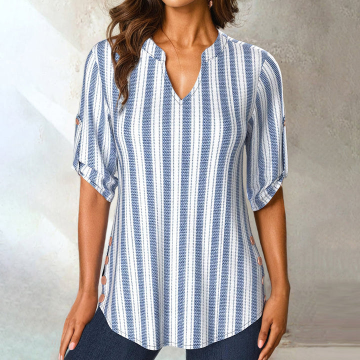 Thea | Striped Blouse