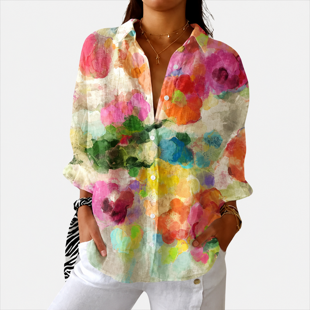 Rosalind | Colourful Print Blouse