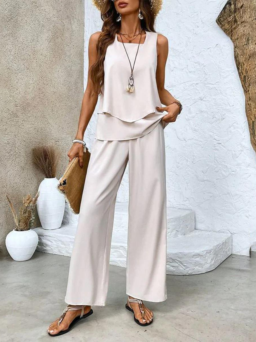 Averie Elegant Summer Two-Piece Set