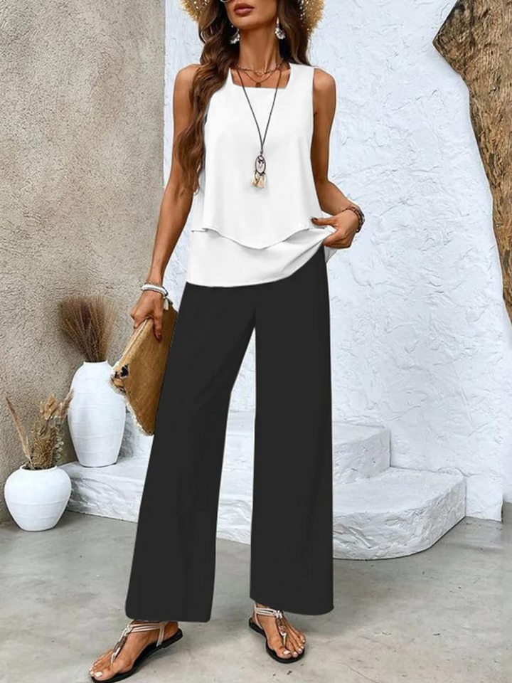 Averie Elegant Summer Two-Piece Set