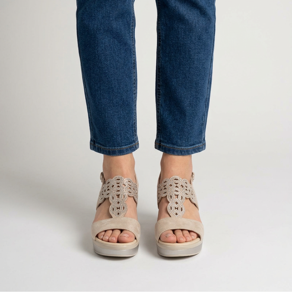 Rachele | Comfort Wedge Sandals