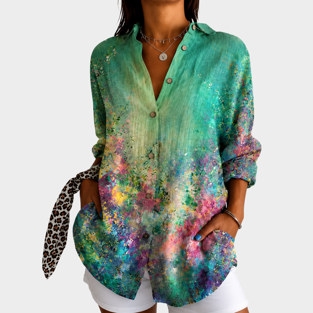 Fleur | Colourful Print Blouse