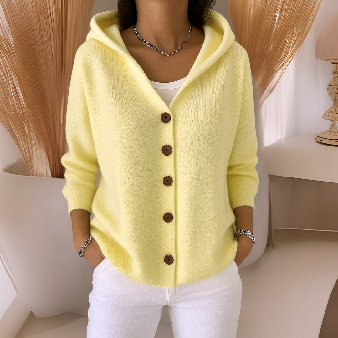 Felicia | Hooded Knit Cardigan