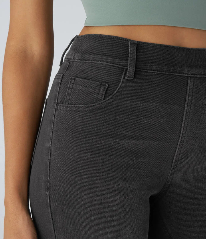 High Waist Elastic Comfort Pants