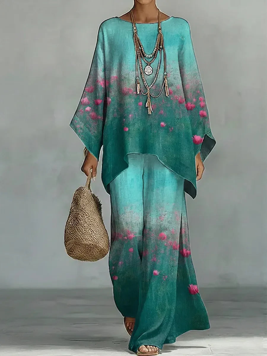 Agnes | Patterned Comfort Set for Everyday Elegance