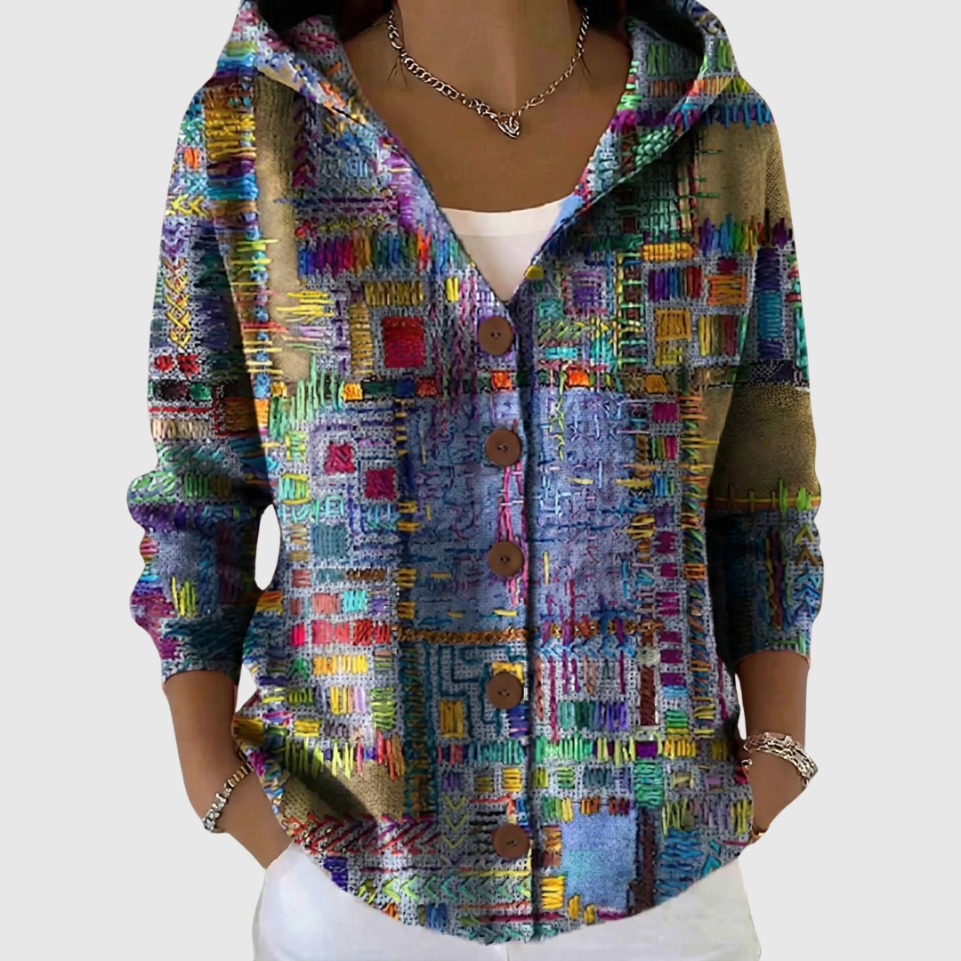 Noor | Knit Hoodie Cardigan