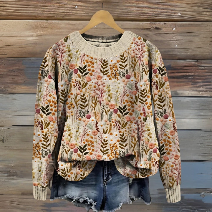 Nova | Comfortable Floral Jumper