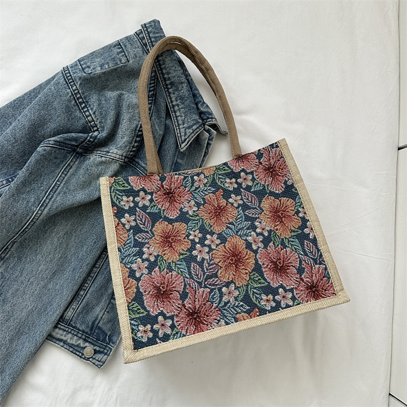 Ruby | Vintage Floral Pattern Bag