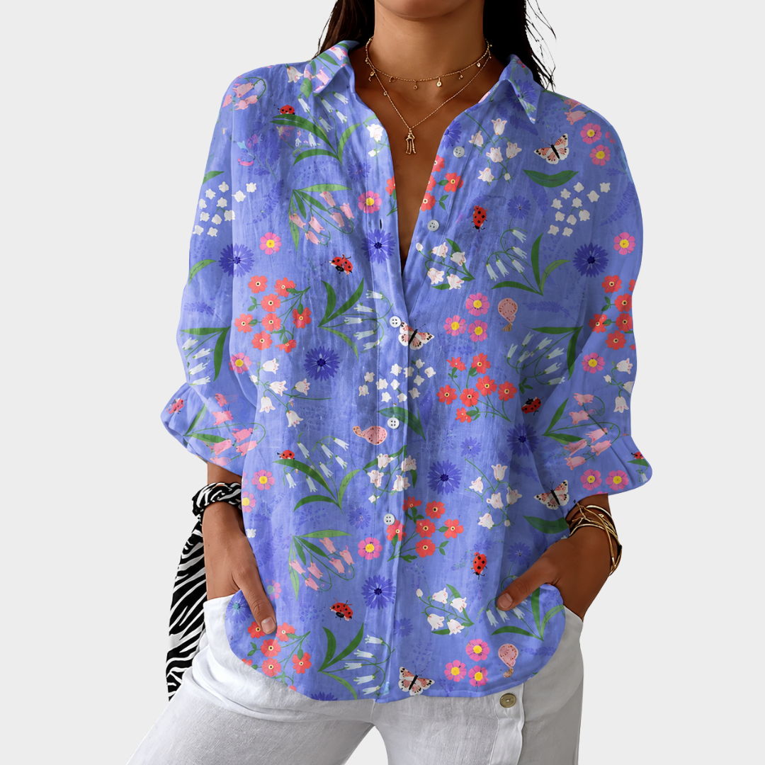 Posy | Colourful Print Blouse