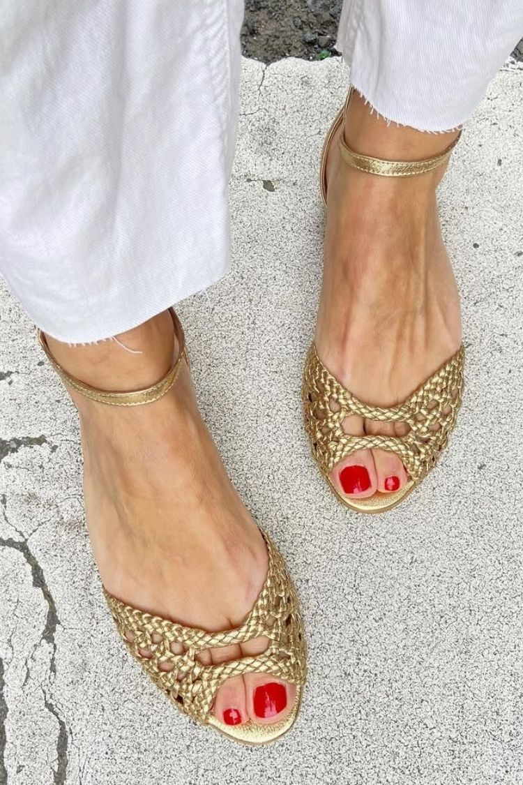 Araceli | Elegant Braided Sandals for Summer