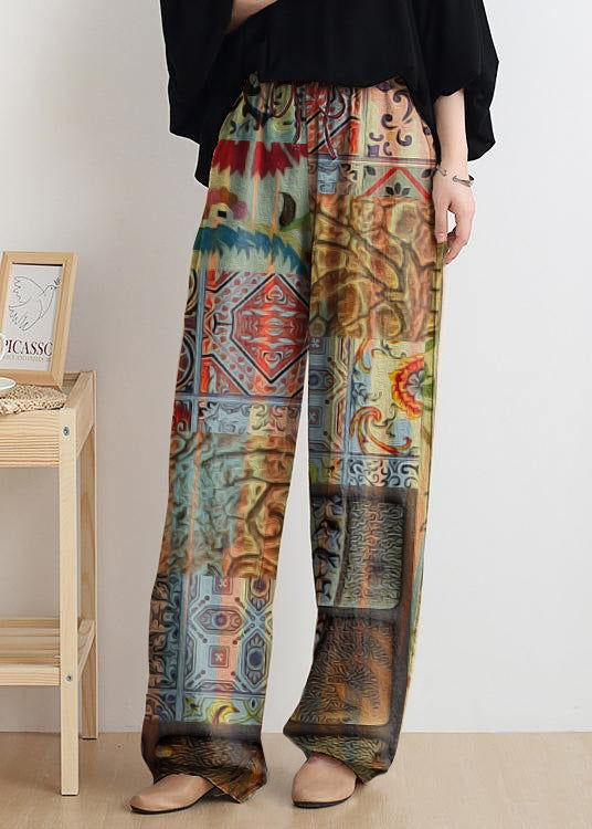 Nude High Waist Linen Carrot Pants