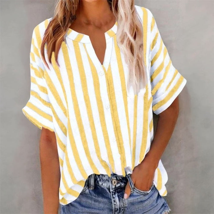 Coralie | Striped Blouse
