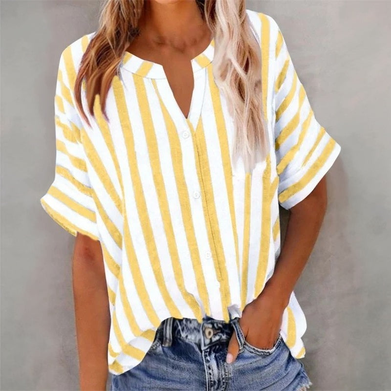 Coralie | Striped Blouse