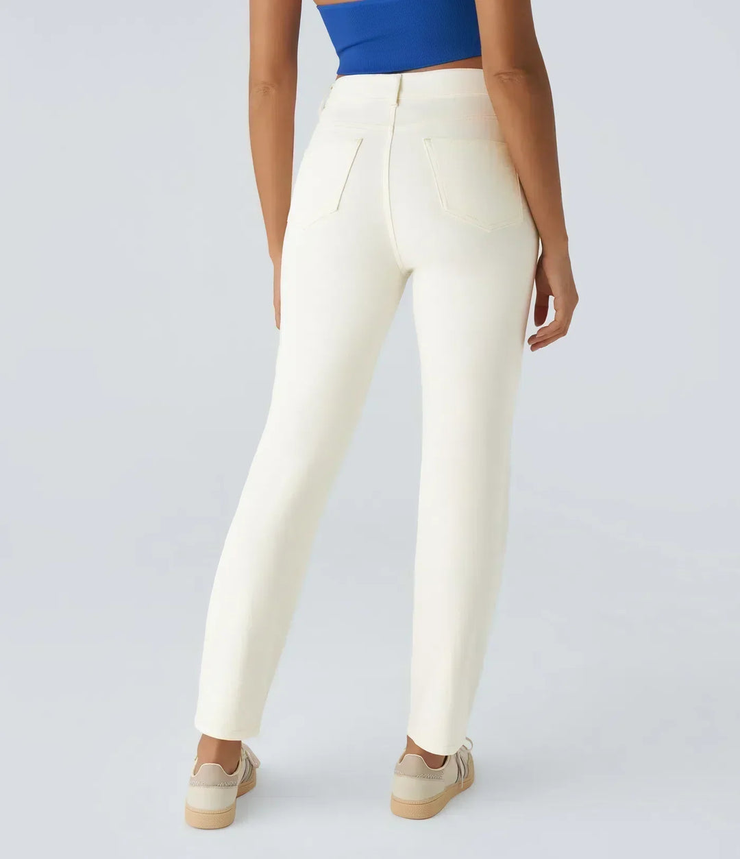 High Waist Elastic Comfort Pants