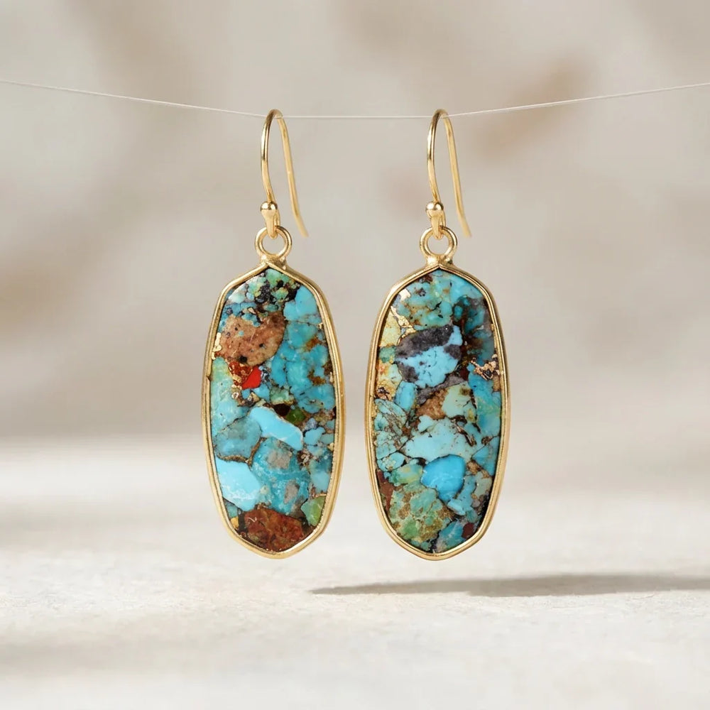 Marigold | Calming Turquoise Earrings