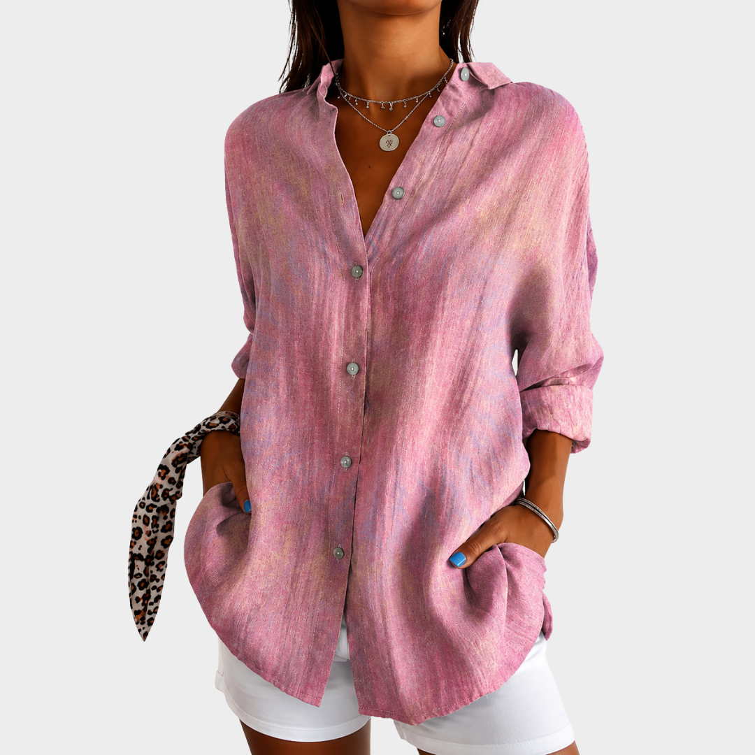 Odette | Colourful Print Blouse