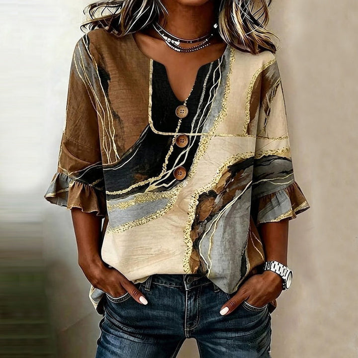 Olive | Gradient Vintage Blouse