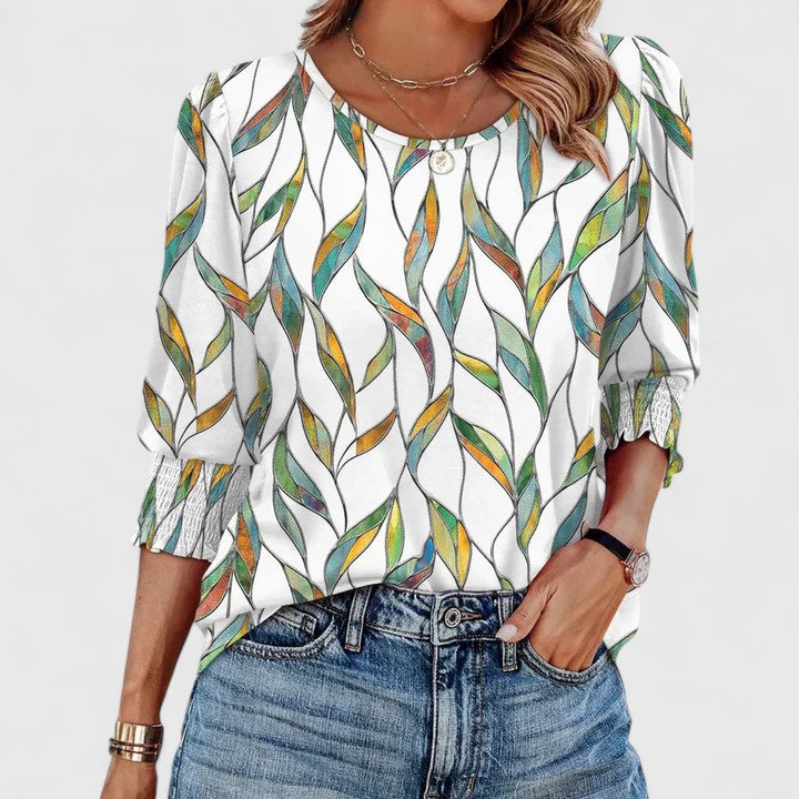 Solara Elegant Ruched Top