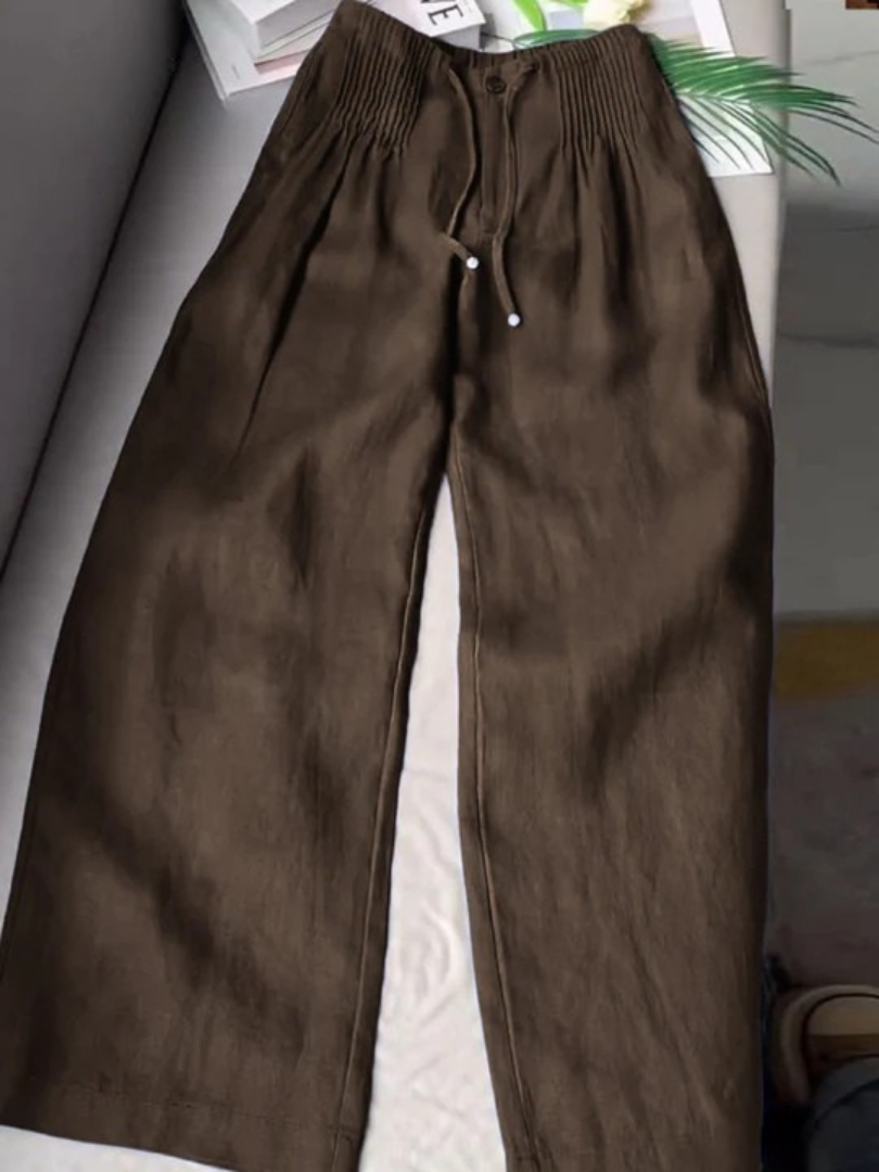 Zofia | Wide Lightweight Cotton Pants