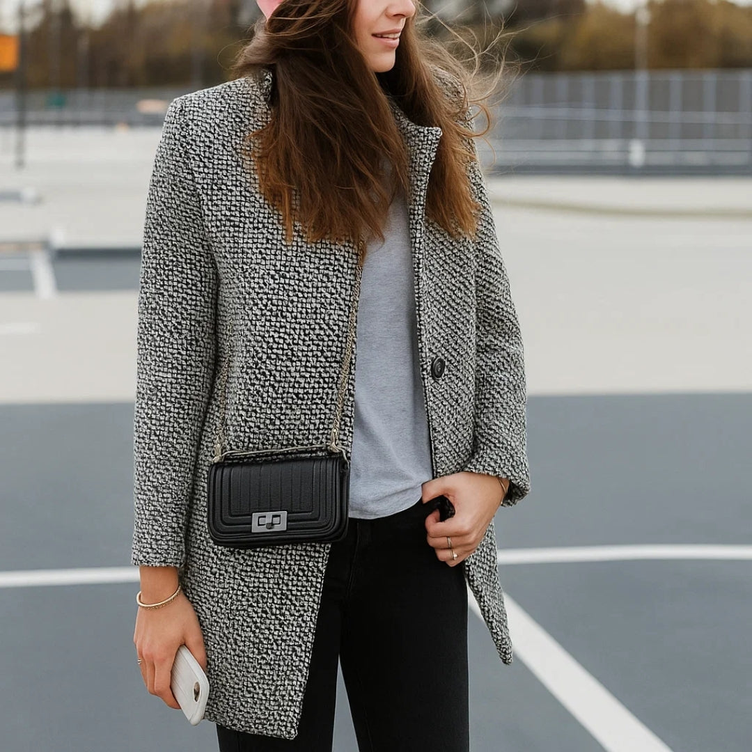 Caterina | Long Wool-Blend Jacket