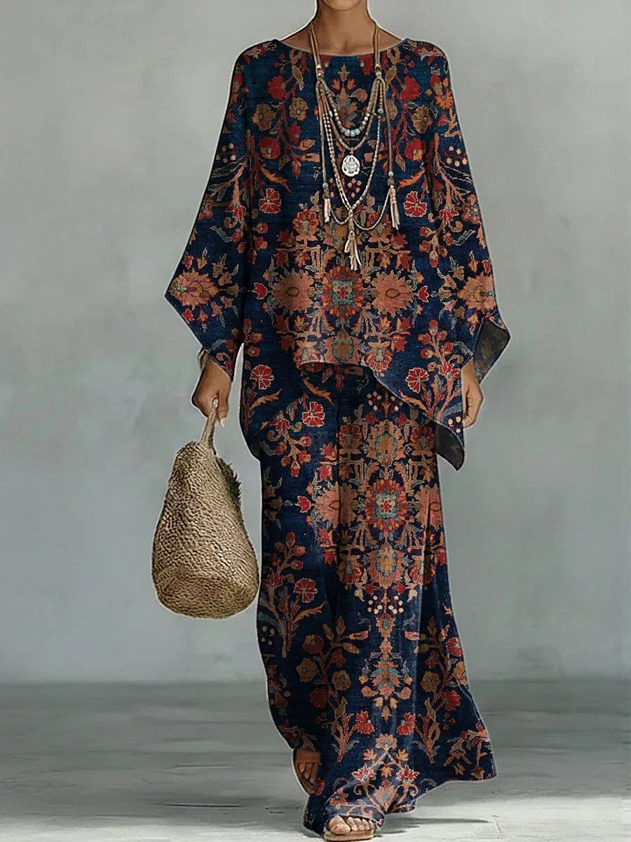 Elin | Printed Comfort Set with Relaxed Elegance