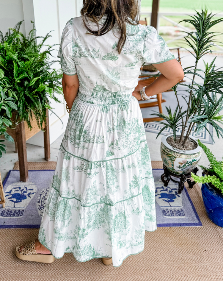 Classic Floral Maxi Dress