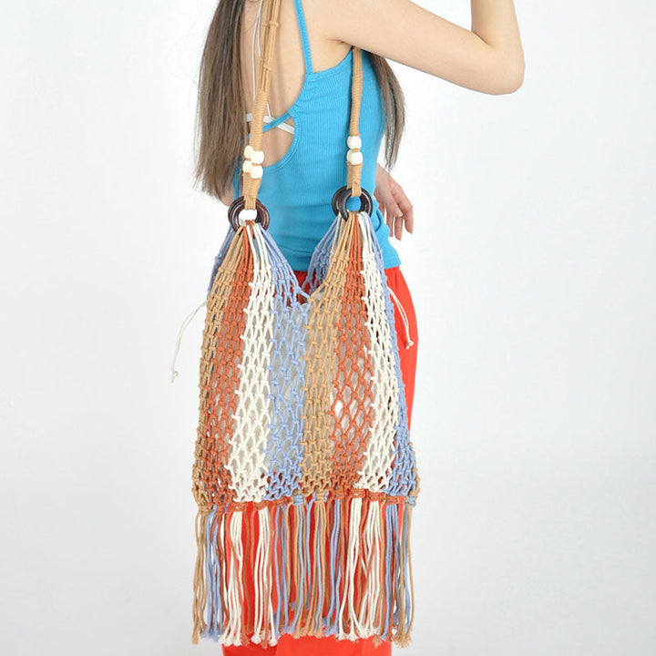Noelle | Straw Beach Bag