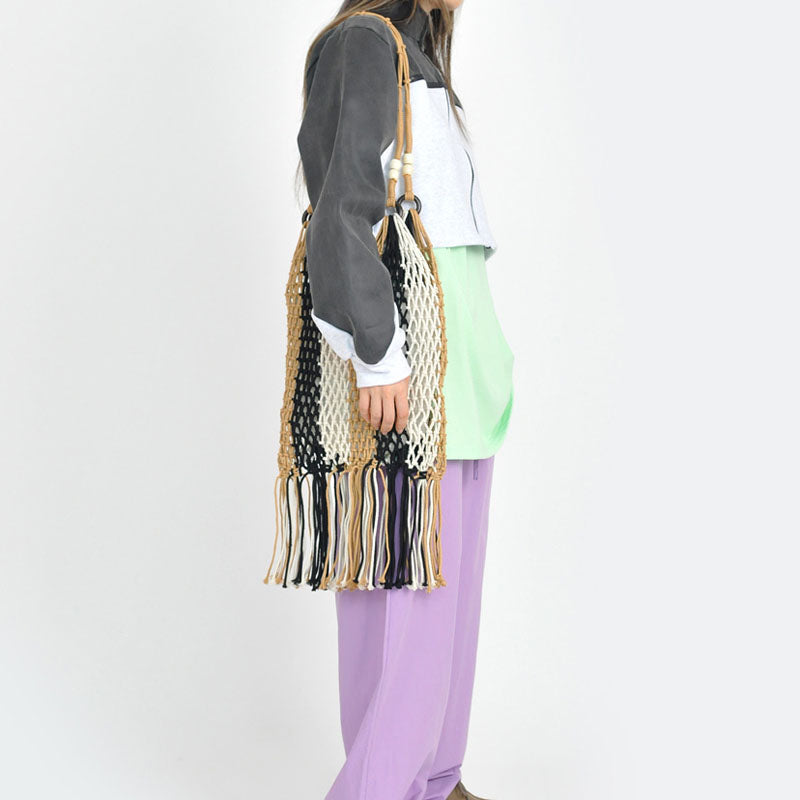 Noelle | Straw Beach Bag