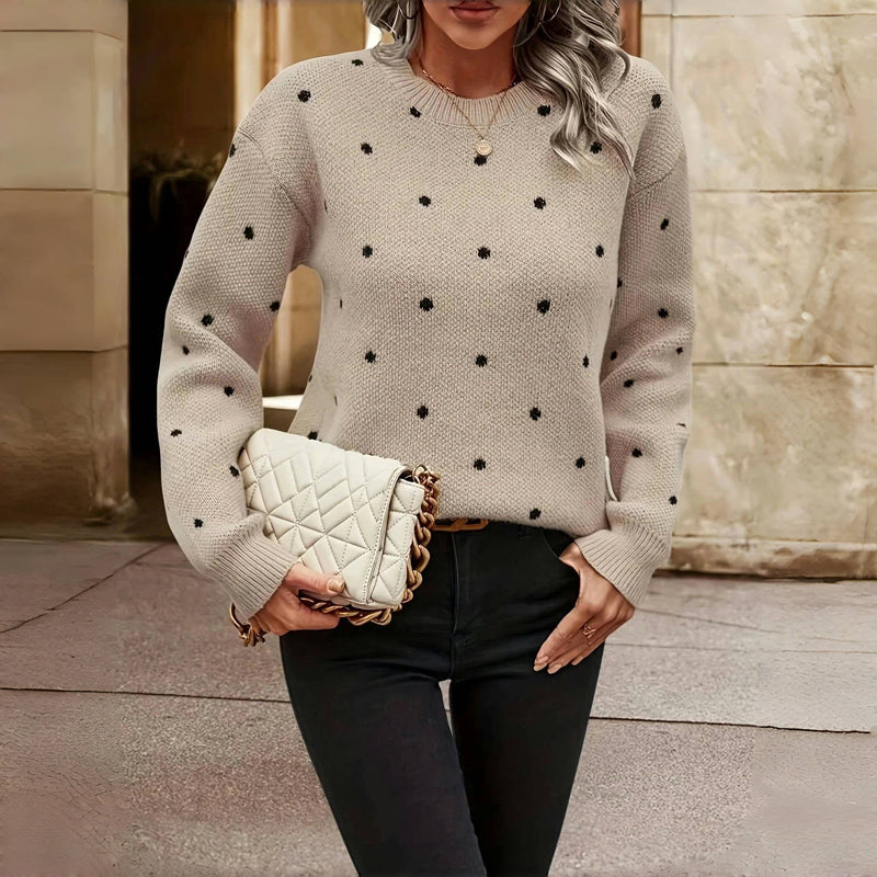 Willow | Polka Dot Knit Jumper