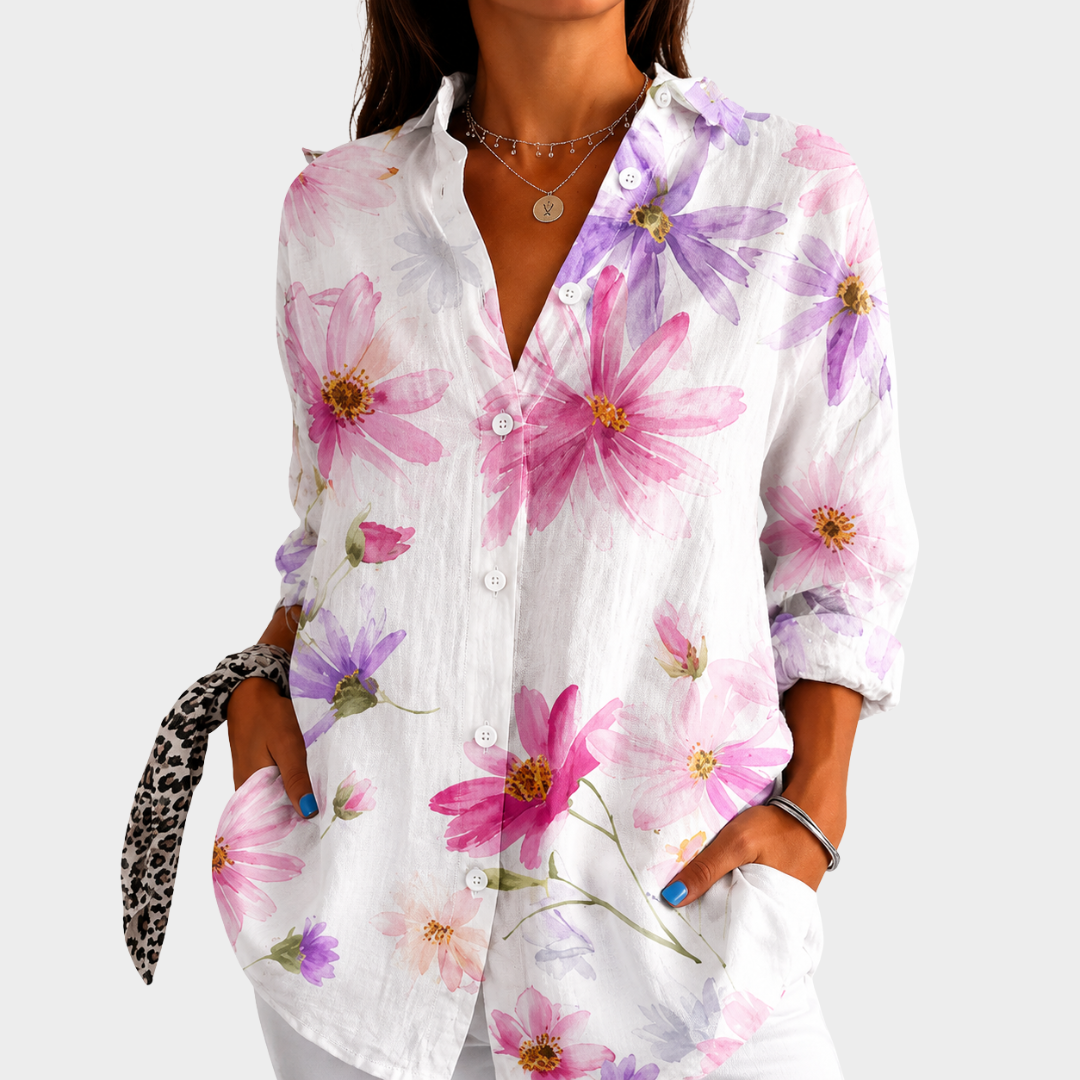 Isla | Colourful Print Blouse