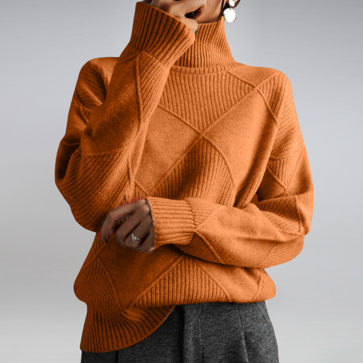Ilse | Cashmere-Look Roll-Neck Jumper