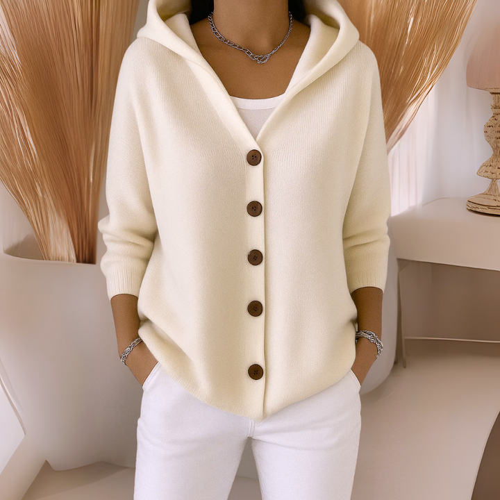 Felicia | Hooded Knit Cardigan