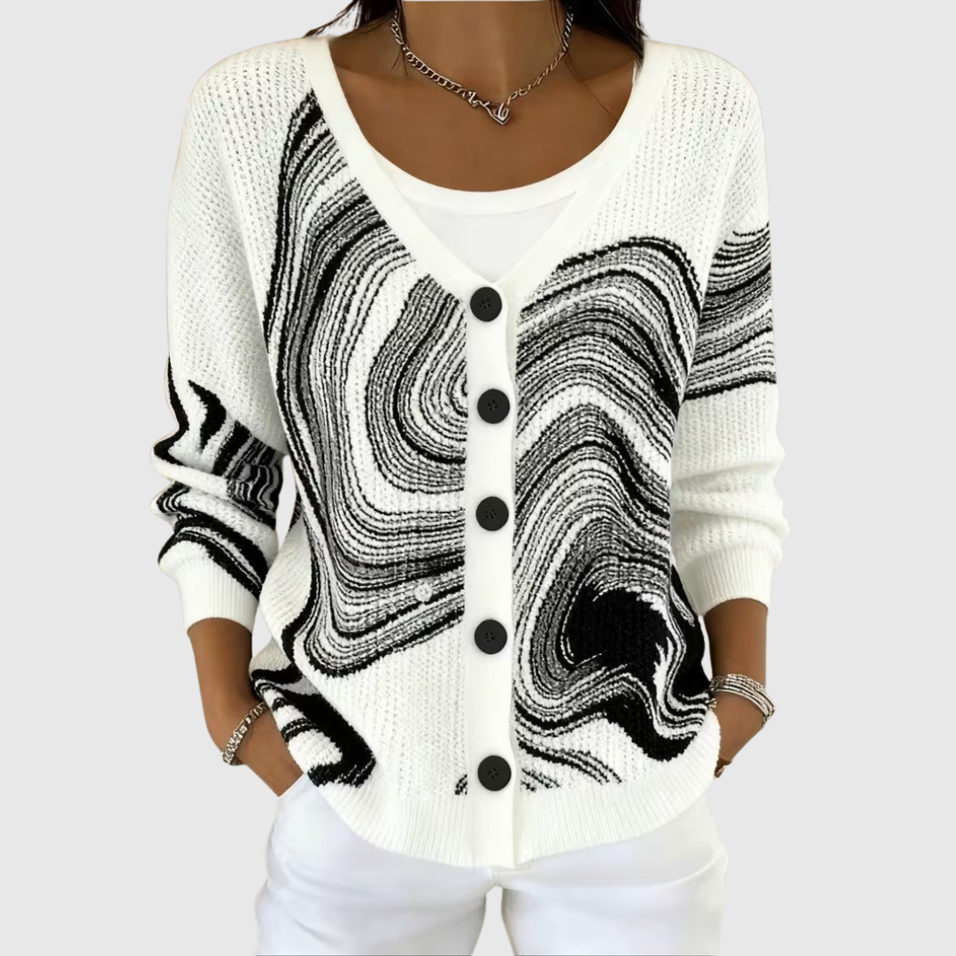 Thea | Buttoned Knit Cardigan