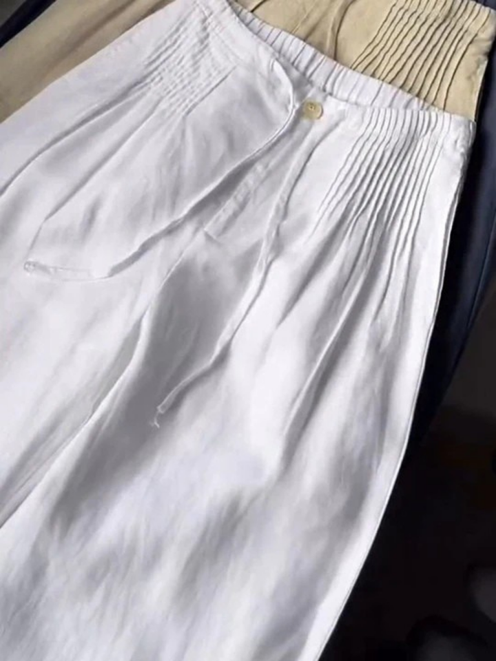 Zofia | Wide Lightweight Cotton Pants