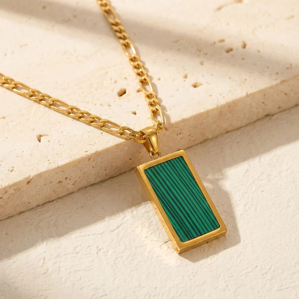 Dahlia | Ethereal Square Pendant Necklace