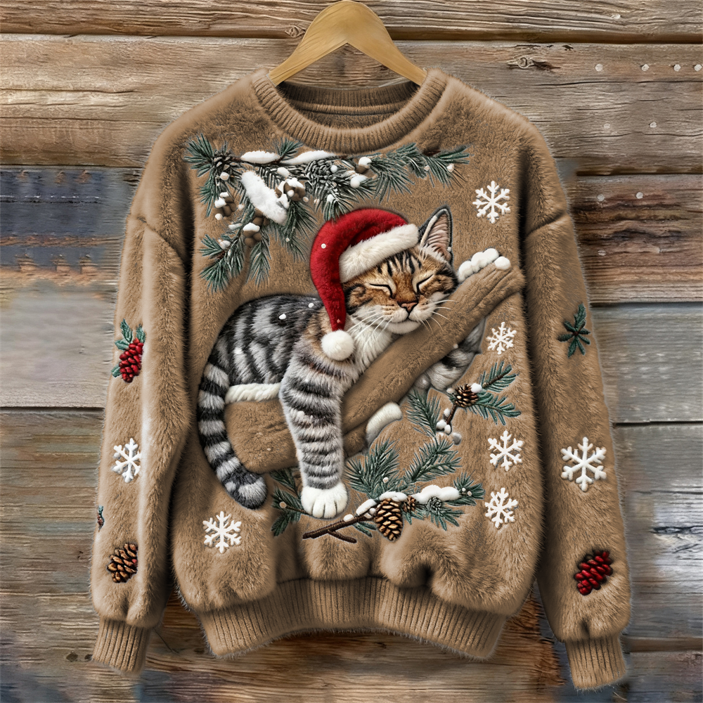 Tessa | Lazy Cat Knit Jumper