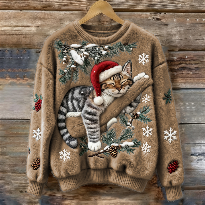 Tessa | Lazy Cat Knit Jumper