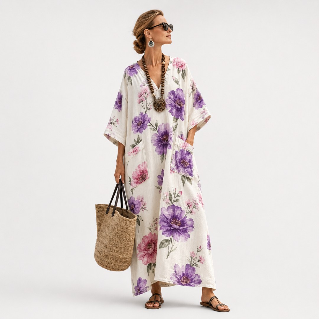 June | Artisan Print Kaftan
