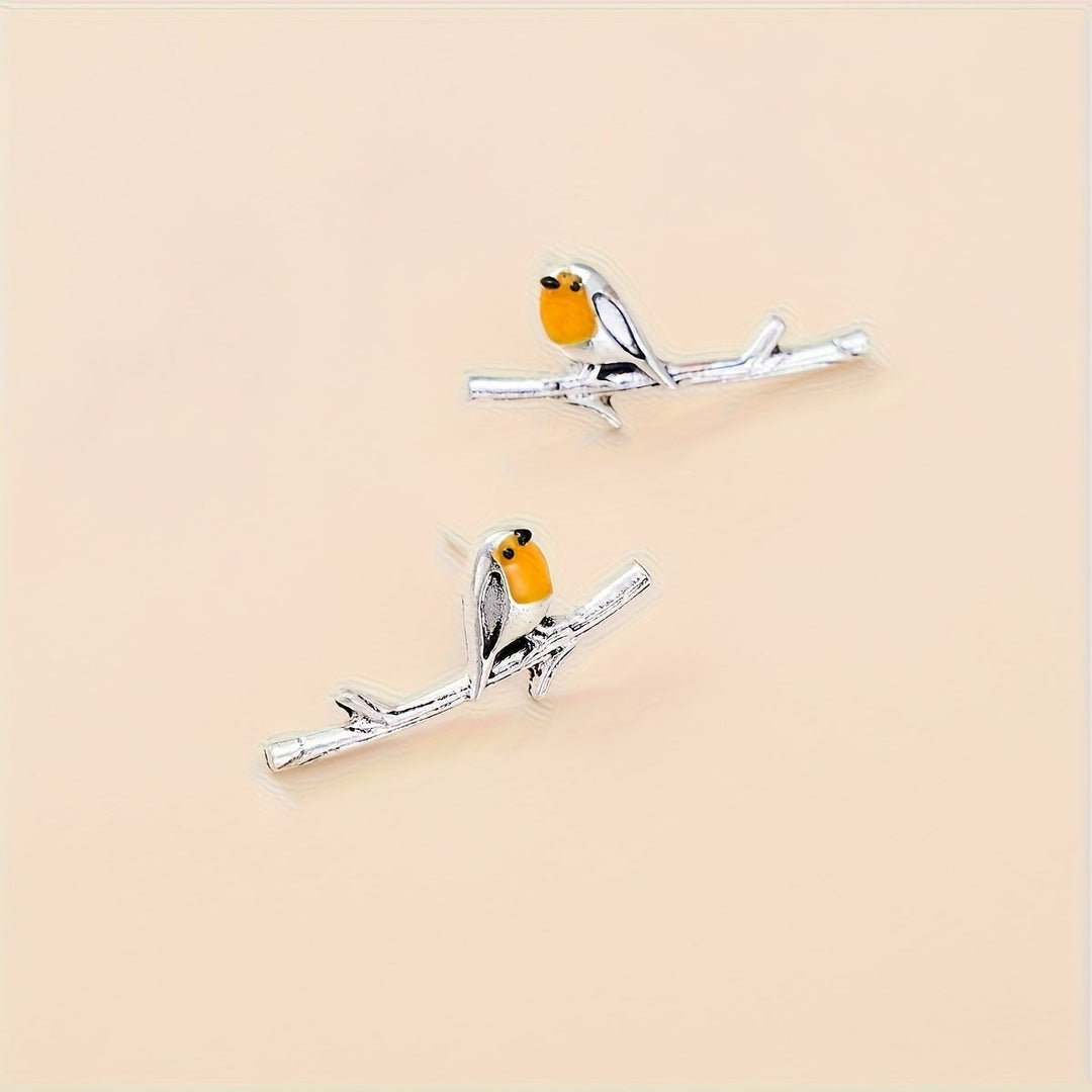 Birdie | Cartoon Bird Drop Earrings