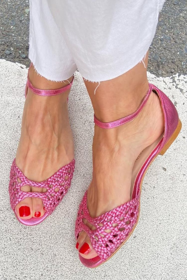 Araceli | Elegant Braided Sandals for Summer