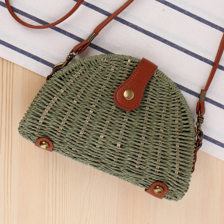 Suki | Half-Moon Straw Bag