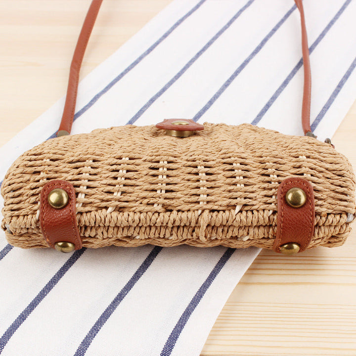 Suki | Half-Moon Straw Bag