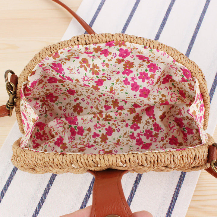 Suki | Half-Moon Straw Bag