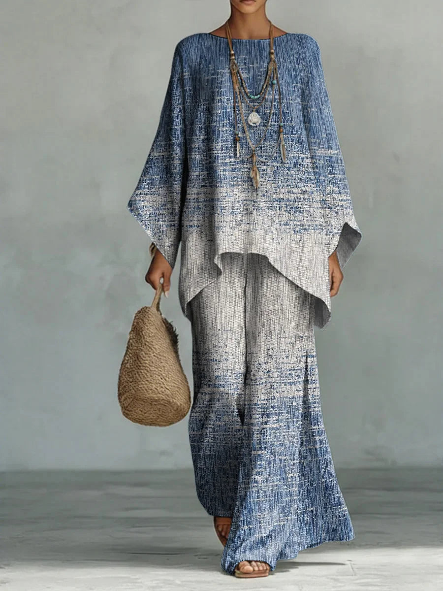 Ingrid | Printed Comfort Set in Soft and Airy Fabric