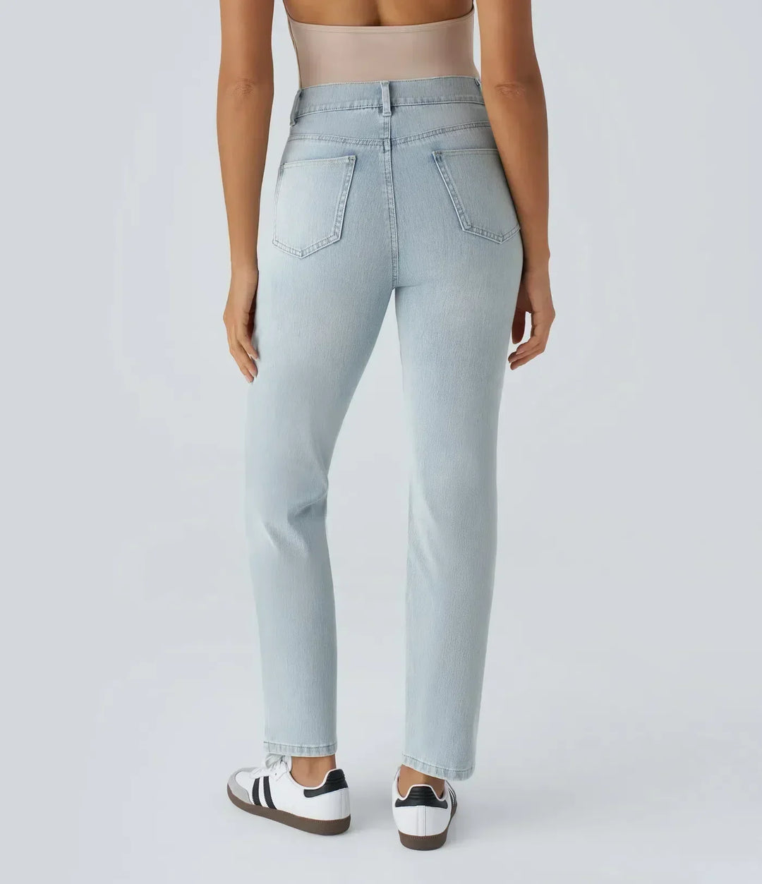 High Waist Elastic Comfort Pants
