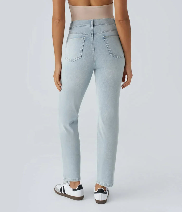 High Waist Elastic Comfort Pants
