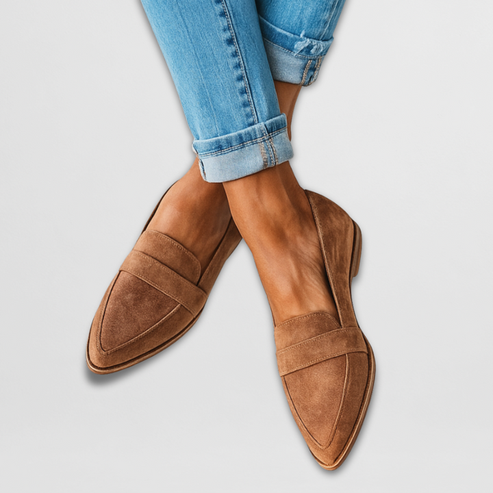 Nadia | Suede Loafers