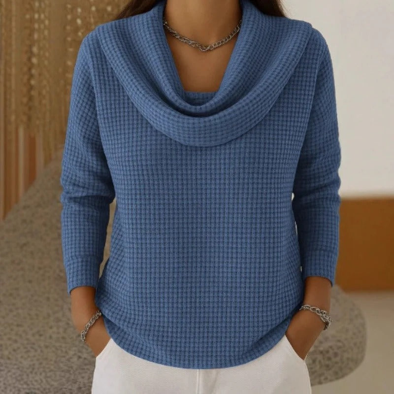 Amber | Waterfall-Neck Jumper