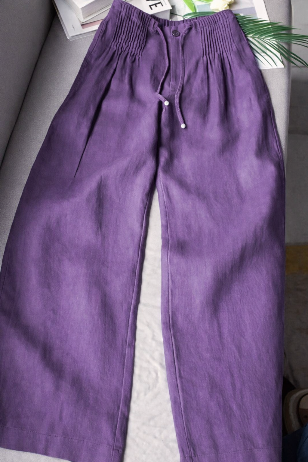 Zofia | Wide Lightweight Cotton Pants