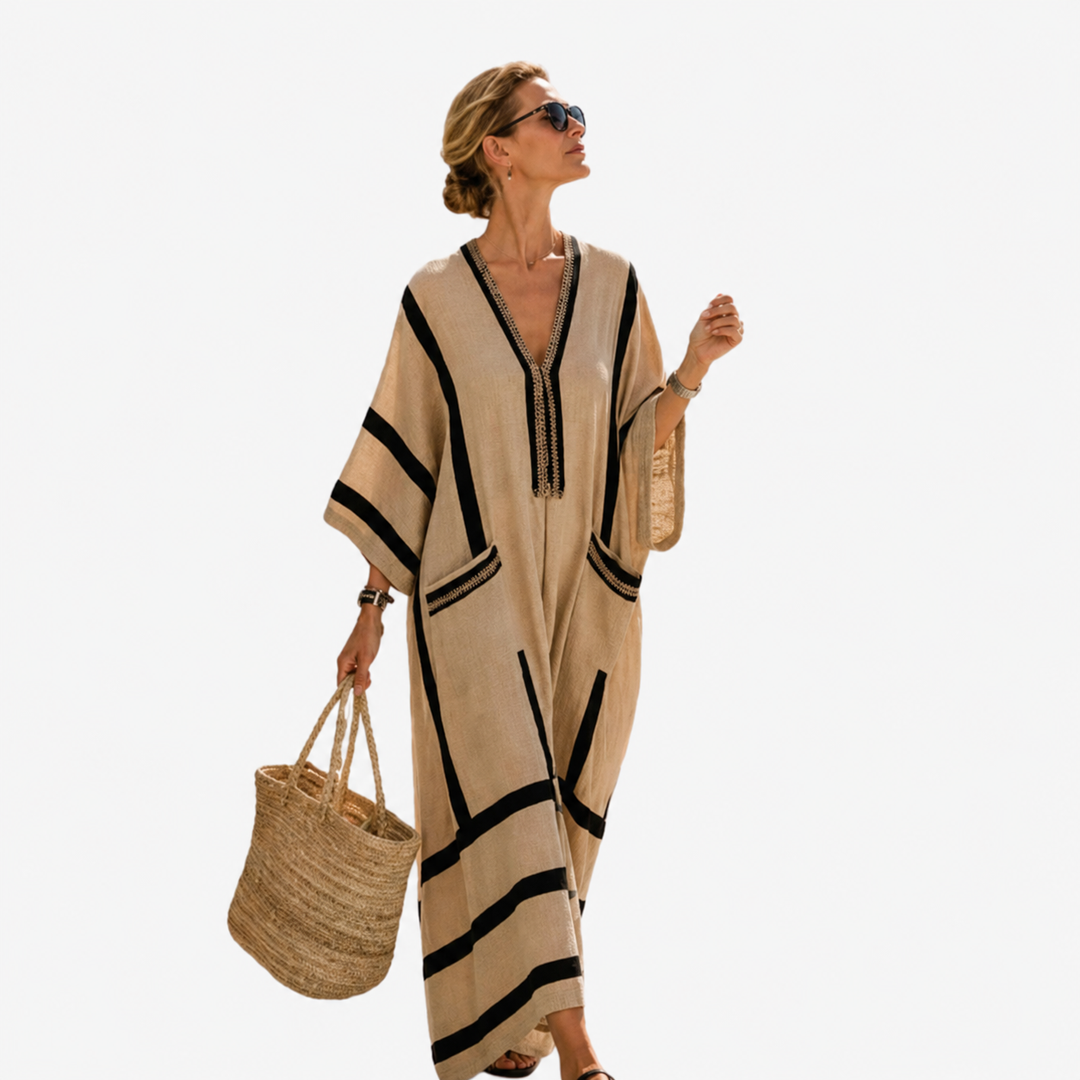 Cleo | Paisley Print Kaftan